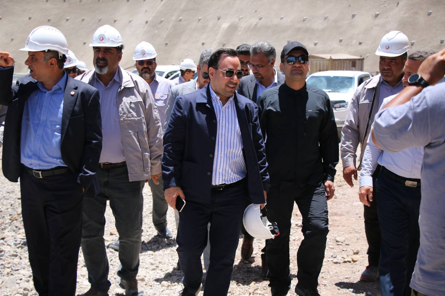 گزارش تصویری:‌ بازدید مدیرعامل موسسه صندوق بازنشستگی شرکت ملی صنایع مس ایران از پروژه‌های فاز ۲ و ۳ کارخانه تغلیظ میدوک